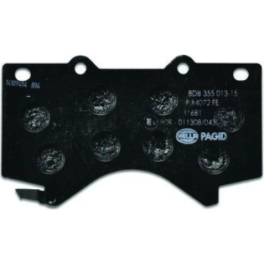 Hella Pagid | Bremsbelagsatz, Scheibenbremse | 8DB 355 013-151
