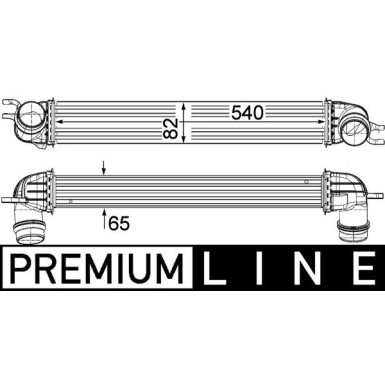 Mahle | Ladeluftkühler | CI 375 000P