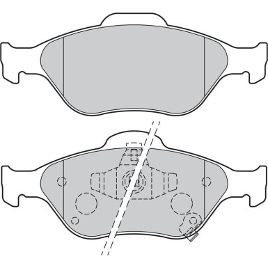 Valeo Bremsbelagsatz, Scheibenbremse ESSENTIAL 301076