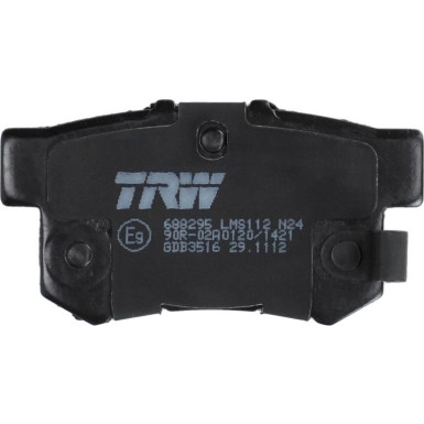 TRW | Bremsbelagsatz, Scheibenbremse | GDB3516