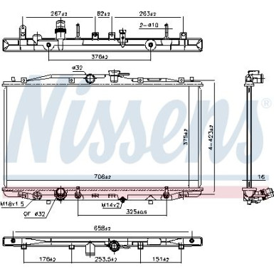68152 Kühler, Motorkühlung 68152 Kühler, Motorkühlung