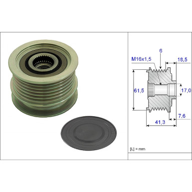 535 0234 10 Generatorfreilauf
