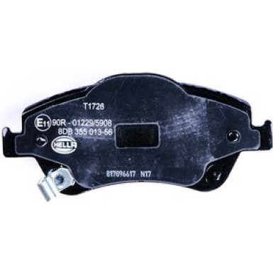 Hella | Bremsbelagsatz, Scheibenbremse | 8DB 355 013-561