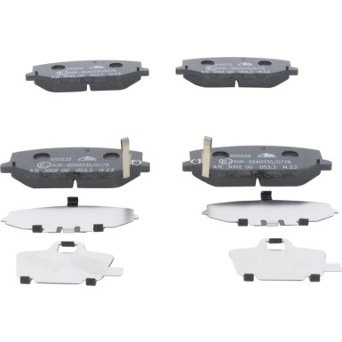 13.0460-5532.2 Bremsbelagsatz, Scheibenbremse