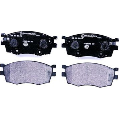 Hella | Bremsbelagsatz, Scheibenbremse | 8DB 355 006-951
