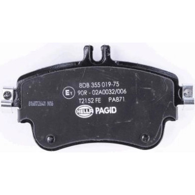 Hella Pagid | Bremsbelagsatz, Scheibenbremse | 8DB 355 019-751