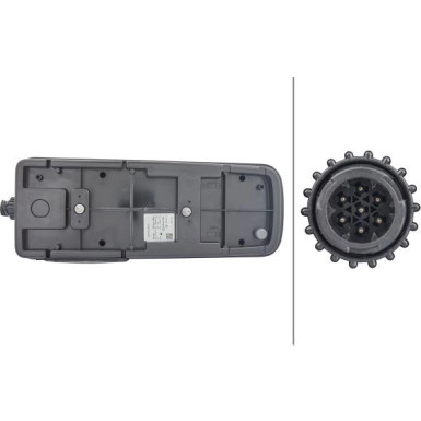 Hella 2 x HELLA Heckleuchte 2VD 012 381-011