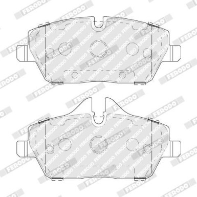 Ferodo Bremsbelagsatz, Scheibenbremse PREMIER ECO FRICTION FDB5092