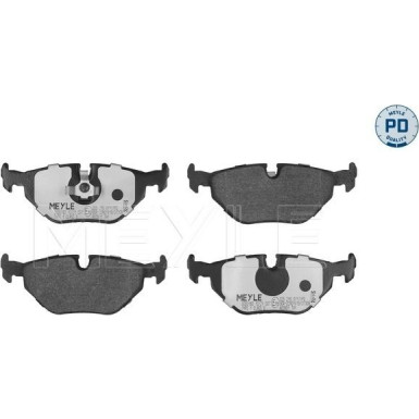 Meyle Bremsbelagsatz, Scheibenbremse MEYLE-PD: Advanced performance and design 025 216 0717/PD