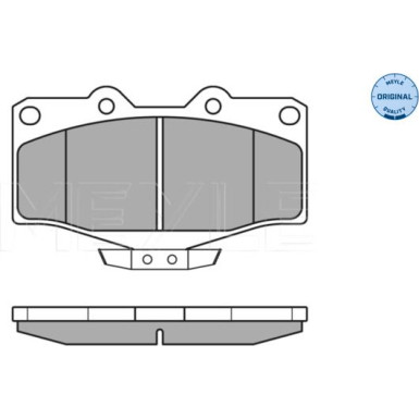 Meyle Bremsbelagsatz, Scheibenbremse MEYLE-ORIGINAL: True to OE 025 216 7915/W