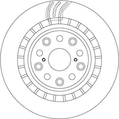 TRW | Bremsscheibe | DF6039S