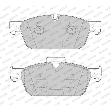 Ferodo Bremsbelagsatz, Scheibenbremse PREMIER FUSE+ Technology FDB4693