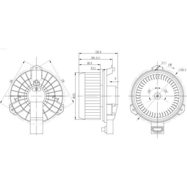 34523 Innenraumgebläse 34523 Innenraumgebläse