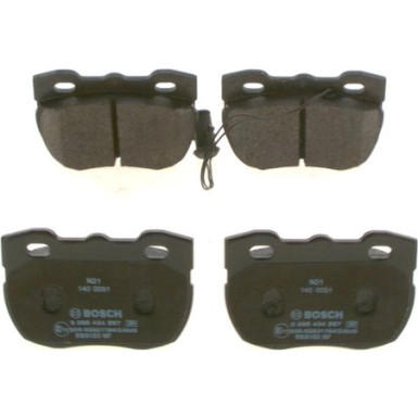 0 986 424 287 Bremsbelagsatz, Scheibenbremse 0 986 424 287 Bremsbelagsatz, Scheibenbremse