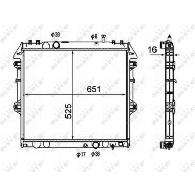 58491 Kühler, Motorkühlung