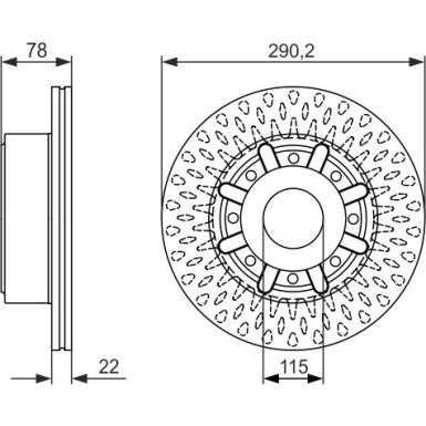 0 986 479 610 Bremsscheibe
