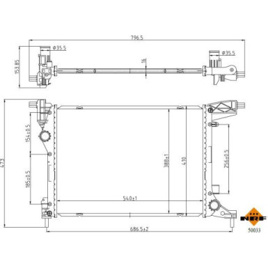 50033 Kühler, Motorkühlung
