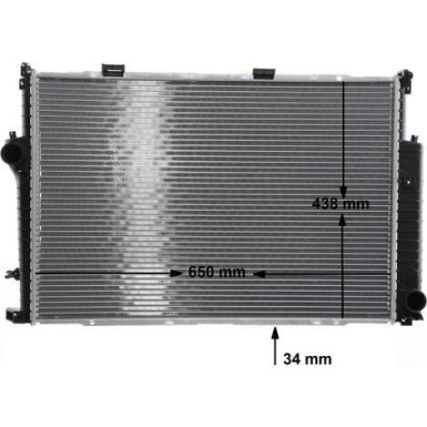 Mahle | Kühler, Motorkühlung | CR 287 000S