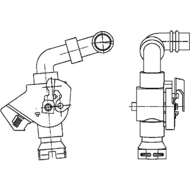 Mahle | Kühlmittelregelventil | CV 2 000P
