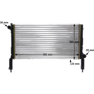 Mahle | Kühler, Motorkühlung | CR 1446 000S