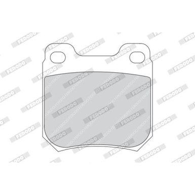Ferodo | Bremsbelagsatz, Scheibenbremse | FDB1117
