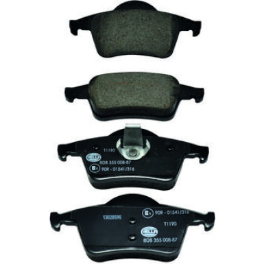 8DB 355 008-871 Bremsbelagsatz, Scheibenbremse