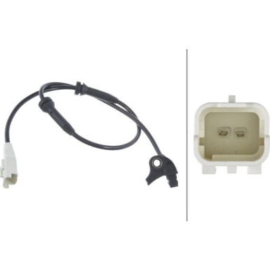 Hella | Sensor, Raddrehzahl | 6PU 009 106-371