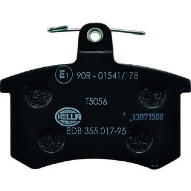 Hella | Bremsbelagsatz, Scheibenbremse | 8DB 355 017-951