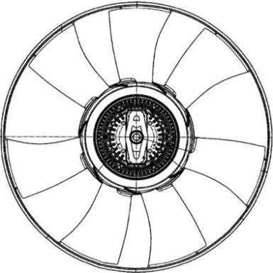 CFF 501 000P Lüfter, Motorkühlung BEHR *** PREMIUM LINE ***