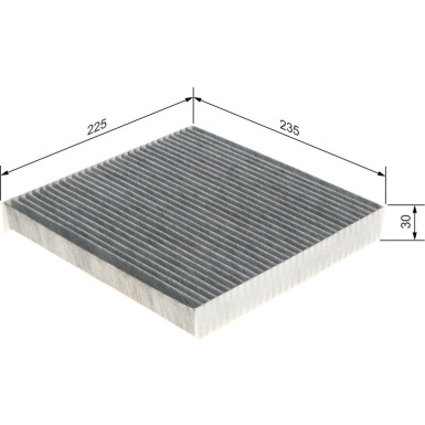 BOSCH 1 987 435 518 Innenraumfilter BOSCH 1 987 435 518 Innenraumfilter
