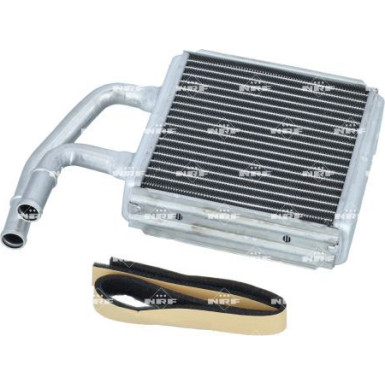 NRF | Wärmetauscher, Innenraumheizung | mit Rohr | 54324 NRF | Wärmetauscher, Innenraumheizung | mit Rohr | 54324