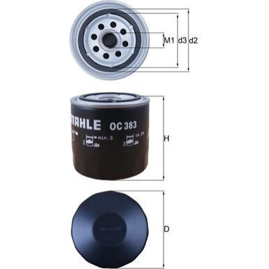OC 383 Ölfilter