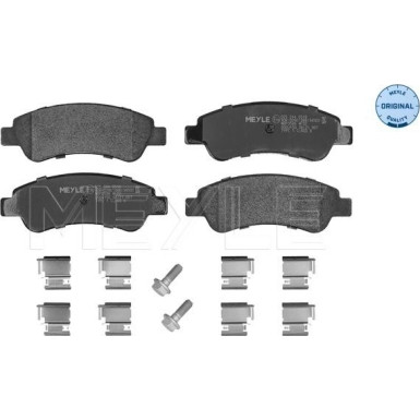 025 244 6519 Bremsbelagsatz, Scheibenbremse MEYLE-ORIGINAL: True to OE.