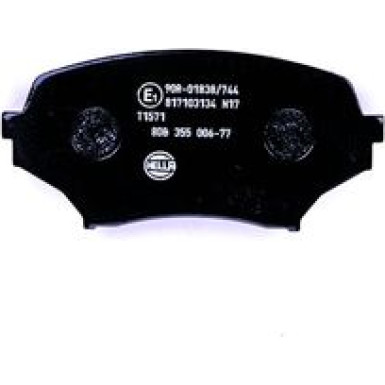 Hella | Bremsbelagsatz, Scheibenbremse | 8DB 355 006-771