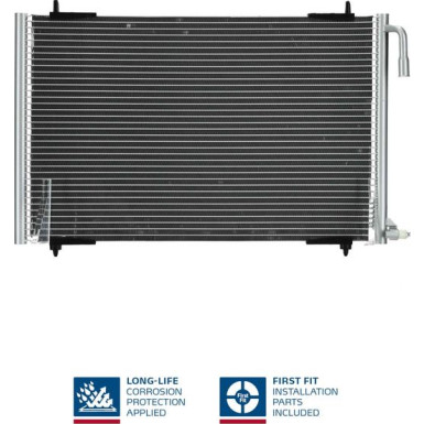 94392 Kondensator, Klimaanlage ** FIRST FIT **