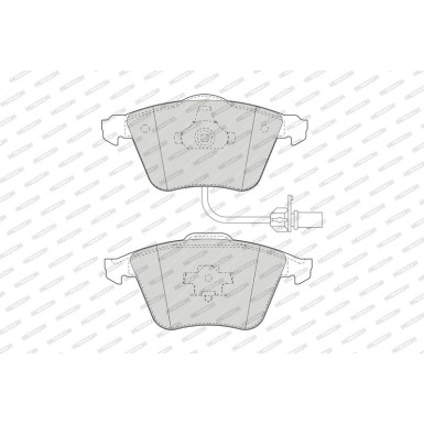FDB1629 Bremsbelagsatz, Scheibenbremse PREMIER ECO FRICTION