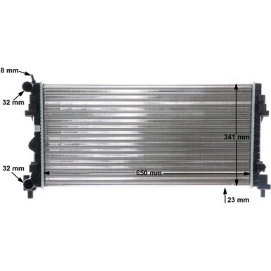 Mahle | Kühler, Motorkühlung | CR 1096 000S
