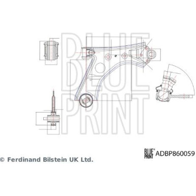 Blue Print | Lenker, Radaufhängung | ADBP860059