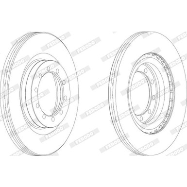 Ferodo | Bremsscheibe | FCR183A
