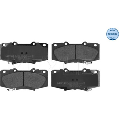 025 252 0917 Bremsbelagsatz, Scheibenbremse MEYLE-ORIGINAL: True to OE.
