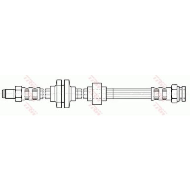 TRW | Bremsschlauch | PHB600