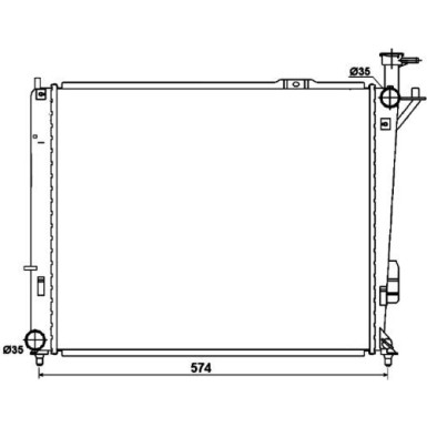 53174 Kühler, Motorkühlung 53174 Kühler, Motorkühlung