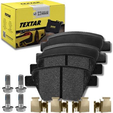 Textar Bremsbelagsatz, Scheibenbremse Q+ 2456301