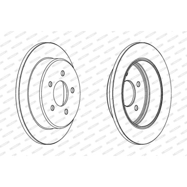 Ferodo | Bremsscheibe | DDF1378