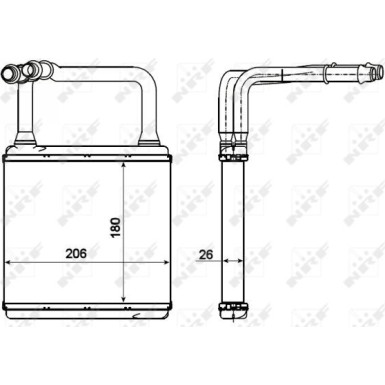54273 Wärmetauscher, Innenraumheizung