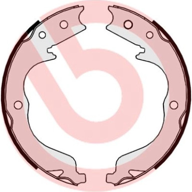 Brembo Bremsbackensatz, Feststellbremse ESSENTIAL LINE S 61 542