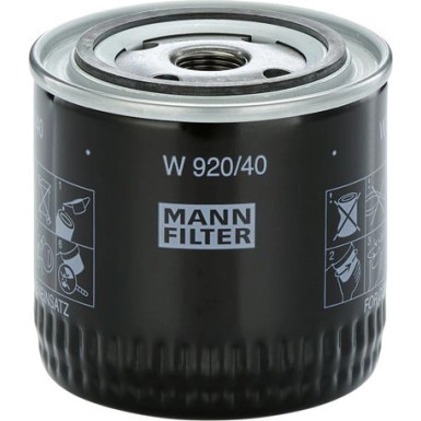 Mann-Filter | Filter, Arbeitshydraulik | W 920/40
