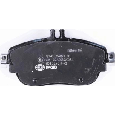 Hella Pagid | Bremsbelagsatz, Scheibenbremse | 8DB 355 019-721