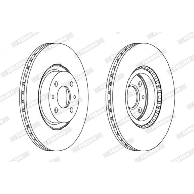 Ferodo | Bremsscheibe | DDF220C Ferodo | Bremsscheibe | DDF220C