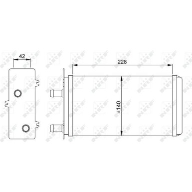 53214 Wärmetauscher, Innenraumheizung 53214 Wärmetauscher, Innenraumheizung